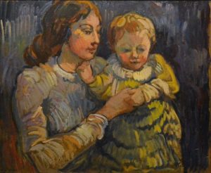 Mme. B. et son bebe, 1908