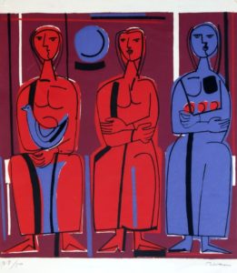 Tres figuras, 1970