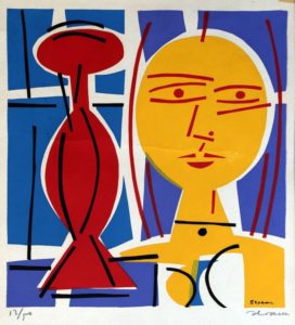 Figura en amarillo, 1970