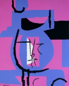Figura en violeta, 1970